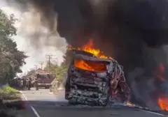 Dua Tersangka Kecelakaan Maut Bus ALS dan Truk Tangki BBM di Muratara