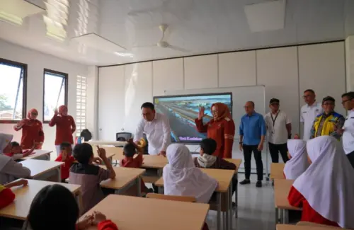 PT Brantas Abipraya Selesaikan Pembangunan SRT 4 Soreang, Siswa Mulai MPLS