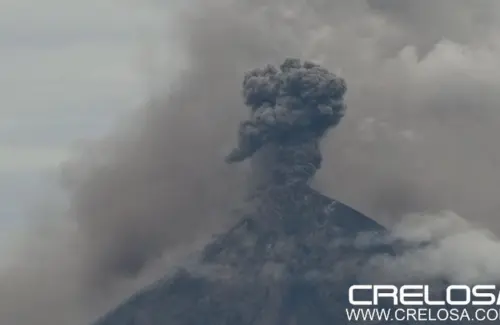 Penampakan Letusan Gunung Fuego, Negara Tetapkan Siaga Merah