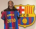 Kerolin Absen Latihan City, Barcelona Umumkan Rekrutan
