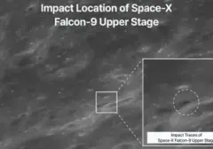 Kawah Baru Terdeteksi di Bulan Akibat Tabrakan Roket SpaceX
