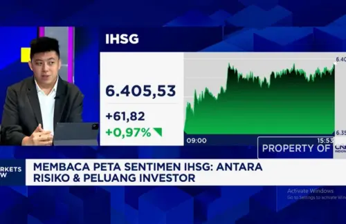 Indeks Saham Indonesia Melonjak ke Atas 6.400 Berkat Sentimen Positif Akhir Pekan