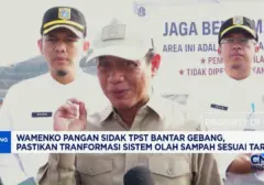 Wamenko Pangan Tinjau Langsung Pengelolaan Sampah di TPST Bantar Gebang