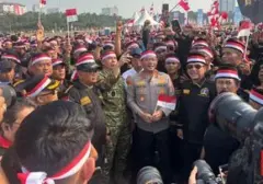 Kapolda Metro Jaya dan Pangdam Jaya Hadiri Apel Kebangsaan Jaga Jakarta