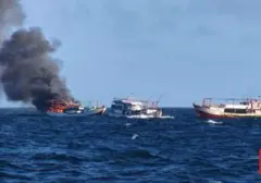 ABK Bakar Kapal di Perairan Aru Maluku Akibat Dimarahi Nakhoda, Satu Orang Hilang
