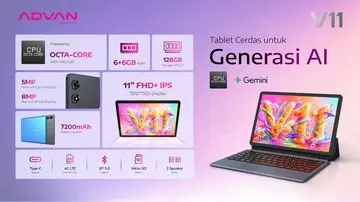 Advan Tablet V11 Meluncur, Gadget Terjangkau Rp 2 Jutaan untuk Pelajar