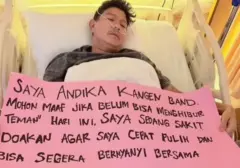 Andika Kangen Band Dilarikan ke Rumah Sakit, Netizen Kirim Doa