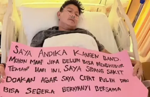 Andika Kangen Band Dilarikan ke Rumah Sakit, Netizen Kirim Doa