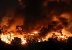 Gudang Wildberries Terbakar Hebat Akibat Serangan Drone Ukraina, Kerugian Diperkirakan Capai Rp89 Triliun