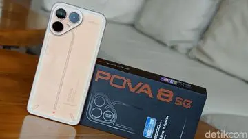 Tecno Pova 8 5G: Baterai Raksasa 8.000 mAh, Layar 144 Hz, Siap Temani Dua Hari Penggunaan