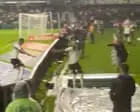 Gol Dianulir, Pemain Coritiba Terperosok ke Lubang Saat Selebrasi