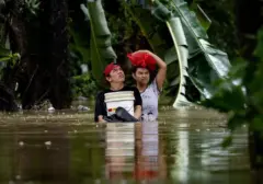 Manila Terendam Banjir Habagat, 110 Ribu Keluarga Terdampak