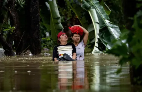 Manila Terendam Banjir Habagat, 110 Ribu Keluarga Terdampak