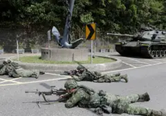 Taiwan Gelar Latihan Militer Besar-besaran: Sirene Serangan Udara dan Tank Melintasi Jalan Ibu Kota