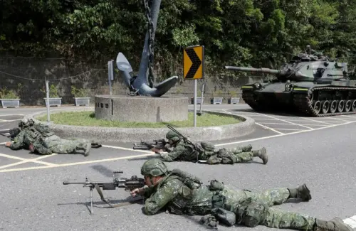 Taiwan Gelar Latihan Militer Besar-besaran: Sirene Serangan Udara dan Tank Melintasi Jalan Ibu Kota