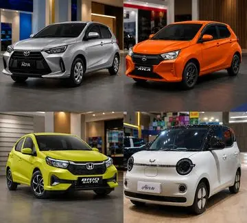 Duel Mobil Listrik dan LCGC: Wuling Air ev vs. Toyota Agya cs, Mana Pilihan Cerdas?