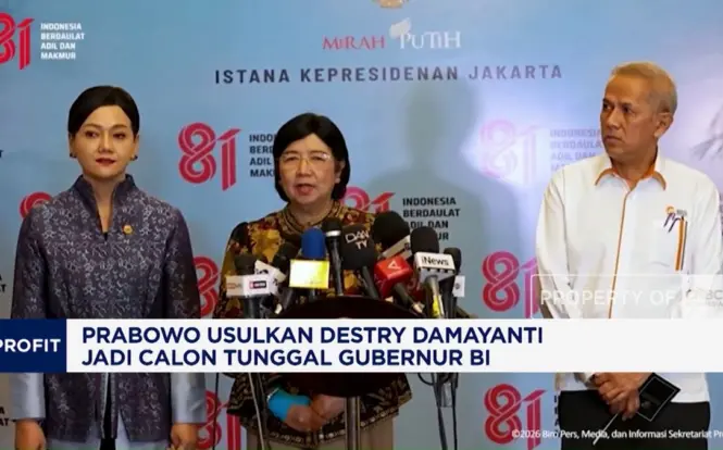 Prabowo Subianto Ajukan Destry Damayanti sebagai Calon Tunggal Gubernur Bank Indonesia