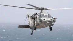 Helikopter AS Serang Kapal Kargo di Teluk Oman Diduga Langgar Blokade Iran