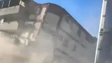 Gempa M 7,4 Guncang Kolombia, Bangunan Empat Lantai Ambruk
