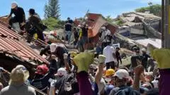 Di Tengah Reruntuhan Cali, Harapan dan Kepedihan Saudara Korban Gempa