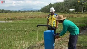 Jaringan Irigasi Air Tanah Diresmikan di Banjar, Dukung Ketahanan Pangan Hadapi El Nino