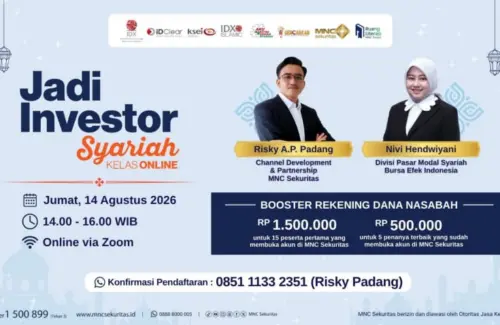 BEI dan MNC Sekuritas Gelar Webinar 'Jadi Investor Syariah' Gratis