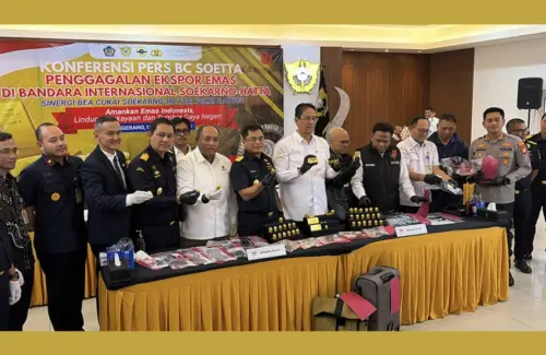 Dua Upaya Penyelundupan Emas Senilai Miliaran Rupiah Digagalkan di Bandara Soekarno-Hatta