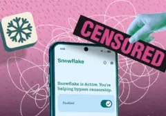 Aplikasi Android Snowflake Volunteer Bantu Lawan Sensor Internet Global