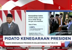 Prabowo Subianto Apresiasi Lembaga Negara, Soroti Kenaikan Gaji Hakim