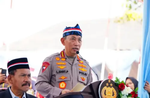 Kapolri: 874 Jembatan Merah Putih Presisi Dibangun, Simbol Sinergi TNI-Polri