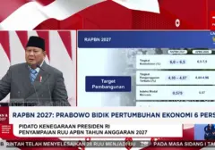Prabowo Targetkan Pertumbuhan Ekonomi 6% dalam RAPBN 2027