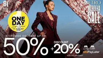 METRO Department Store Gelar Diskon Spesial HUT RI ke-81