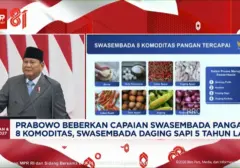 Prabowo Targetkan Swasembada Daging Sapi dalam 5 Tahun, Sebut 8 Komoditas Pangan Telah Capai Kemandirian