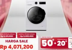 Transmart Gelar Diskon Besar-besaran untuk Mesin Cuci Front Load 7kg