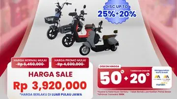 Transmart Gelar "Full Day Sale", Diskon Menggiurkan untuk Sepeda Listrik dan Produk Lain