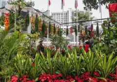 Taman Polkam 81 Meriahkan HUT RI dengan Instalasi Panen Raya,
Rayakan Keberagaman Hasil Bumi