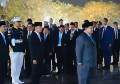 Prabowo Pimpin Ziarah Nasional HUT Ke-81 RI di TMPNU Kalibata