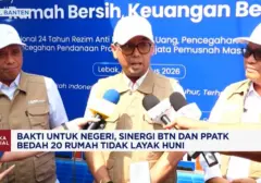 BTN dan PPATK Renovasi 20 Rumah untuk Keluarga Prasejahtera