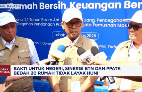 BTN dan PPATK Renovasi 20 Rumah untuk Keluarga Prasejahtera
