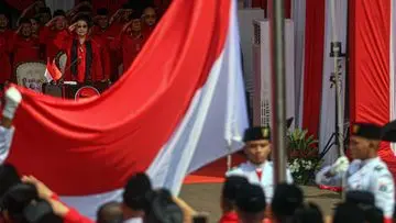 Megawati Pimpin Upacara HUT ke-81 RI PDIP, Doa untuk Korban Gempa NTT