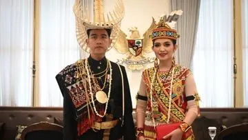 Gibran Rakabuming Tampil Memukau dengan Ti'i Langga Khas Rote pada Upacara HUT RI ke-78