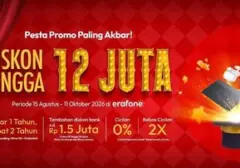 Erafone Gelar Festival Belanja 2026 Tawarkan Diskon Hingga Rp 12 Juta