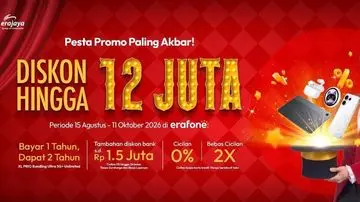 Erafone Gelar Festival Belanja 2026 Tawarkan Diskon Hingga Rp 12 Juta
