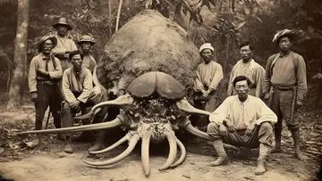 Misteri Foto Lawas Bangsawan Thailand Berburu Monster: Fakta atau Rekayasa AI?