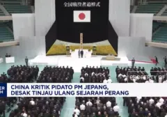 China Kecam Pidato PM Jepang, Tuntut Refleksi Sejarah Perang