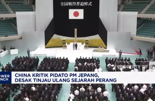 China Kecam Pidato PM Jepang, Tuntut Refleksi Sejarah Perang