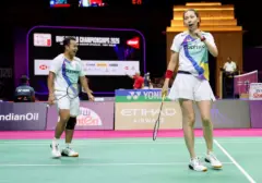 Rehan/Gloria Lolos ke Babak Berikutnya Kejuaraan Dunia BWF 2026 Meski Tanpa Latihan Lapangan