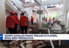 Flores Dilanda Gempa Susulan, BMKG Imbau Waspada