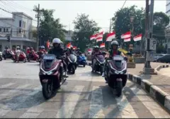 Ribuan Pengguna PCX Rayakan HUT RI ke-78 dengan Konvoi Akbar