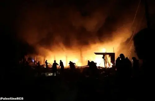 Kebakaran Dahsyat Lumat Depot BBM dan Puluhan Truk Tangki di Kurdistan, Irak